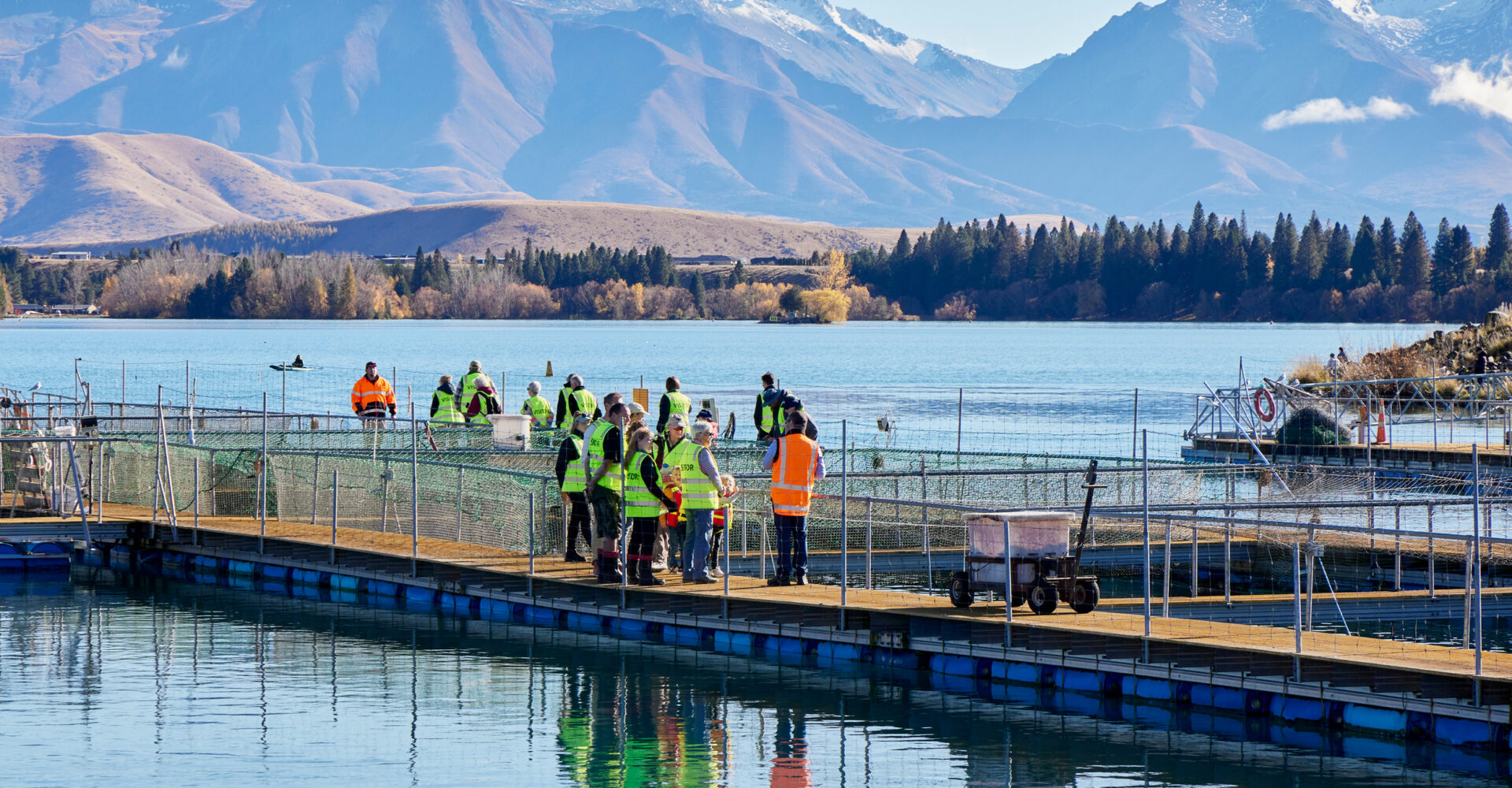 Mt Cook Alpine Salmon Community Open Day 2026 at Ruataniwha Farm, near Twizel.